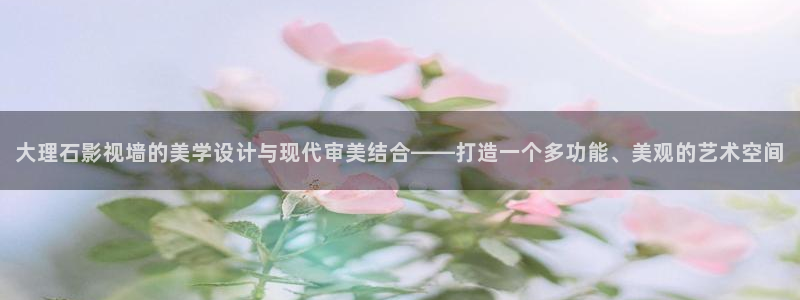 红叶影院app：大理石影视墙的美学设计与现代审美结合——打造一个多功能、美观的艺术空间